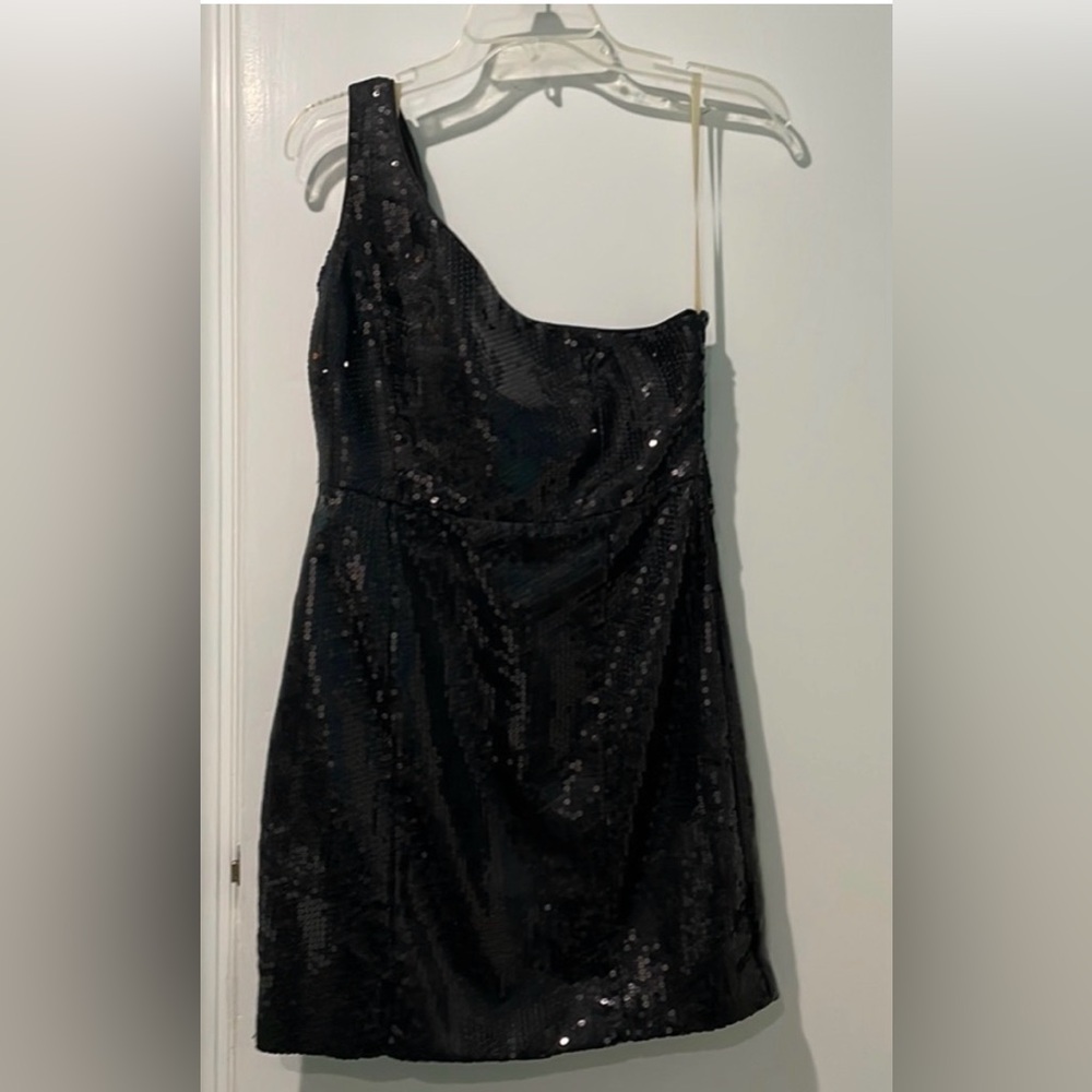 Forever 21 Asymmetric Sequin Mini Dress
